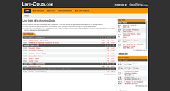 Desktop Screenshot of live-odds.com